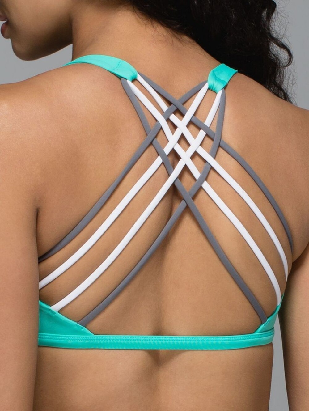 Lululemon Free To Be Bra (Wild) in Bali Breeze / Slate / White